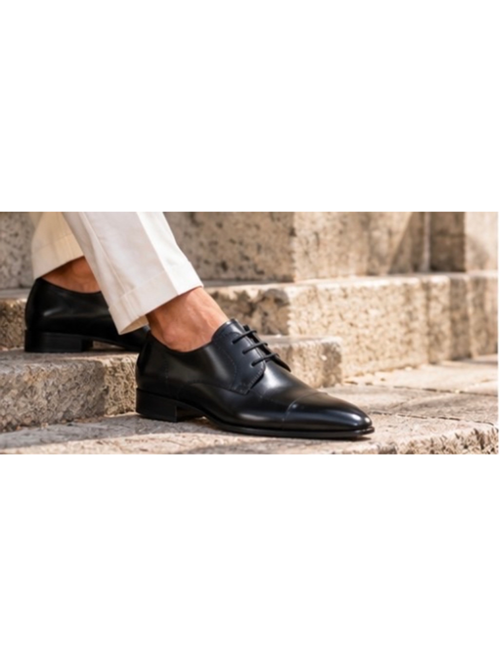 Men's Givenchy Black Leather Oxford Shoes Size 8 Brand New w Dustbag